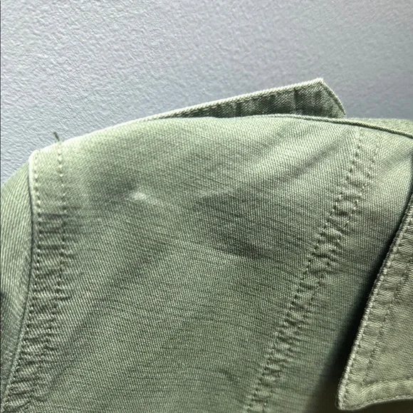 Levi’s Embroidered Green Military Jacket - Picture 7 of 12